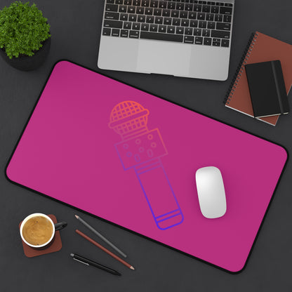 Desk Mat: Music Pink