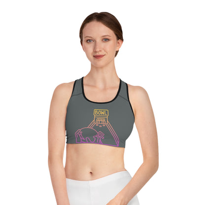 Sports Bra: Bowling Dark Grey