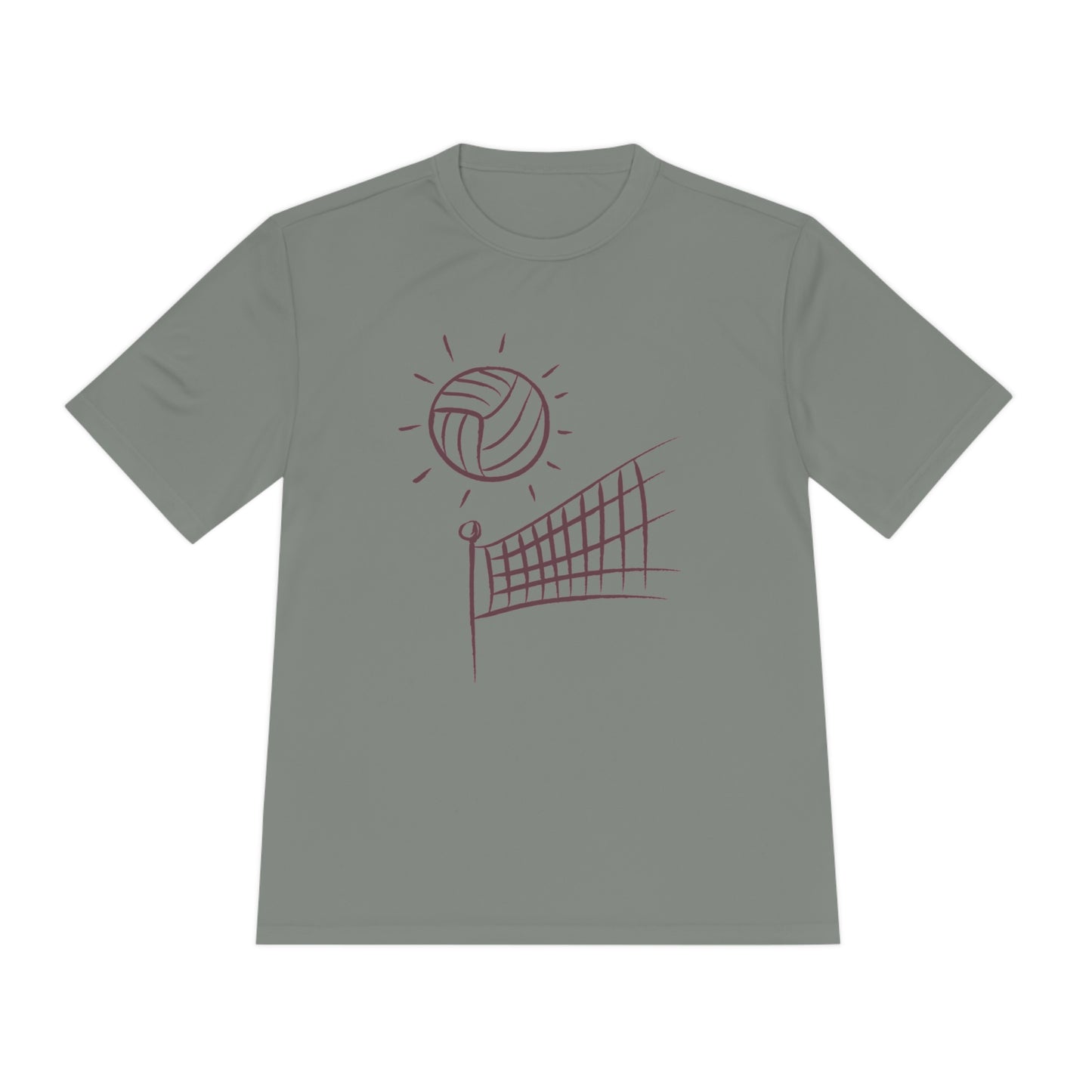 Moisture Wicking Tee: Volleyball #2