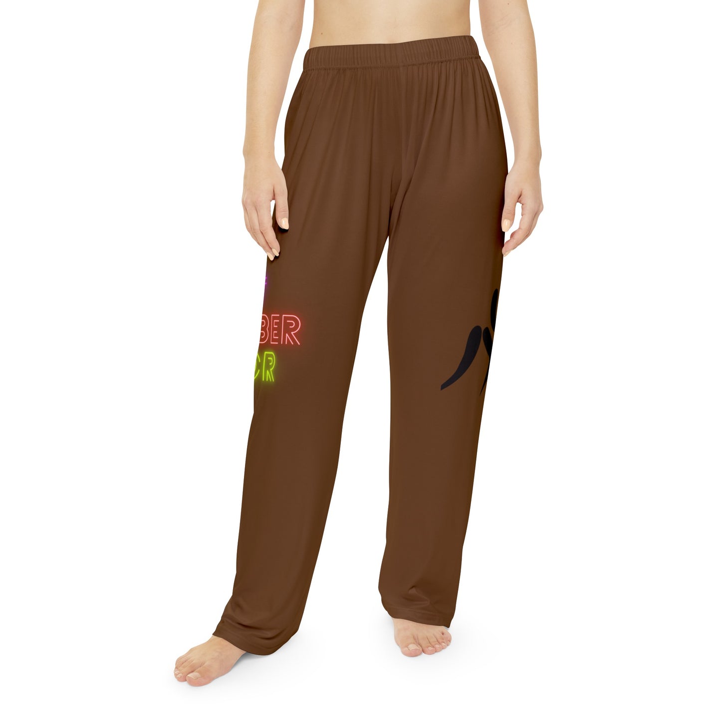 Women's Pajama Pants: Wrestling Brown