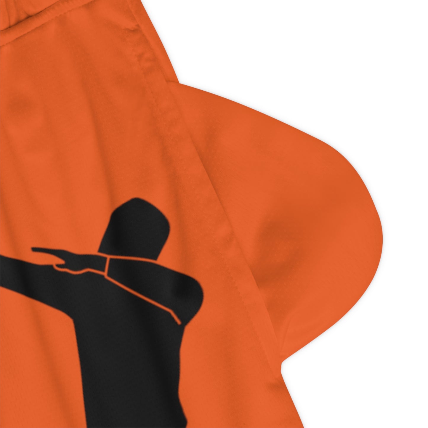 Basketball Rib Shorts: Dance Orange