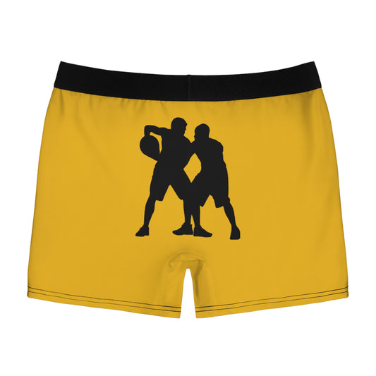 Men's Boxer Briefs: Basketball Yellow