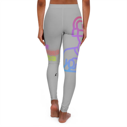 Women's Spandex Leggings: Gaming Lite Grey