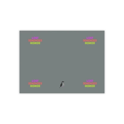 Post-it® Note Pads: Lost Remember Honor Dark Grey