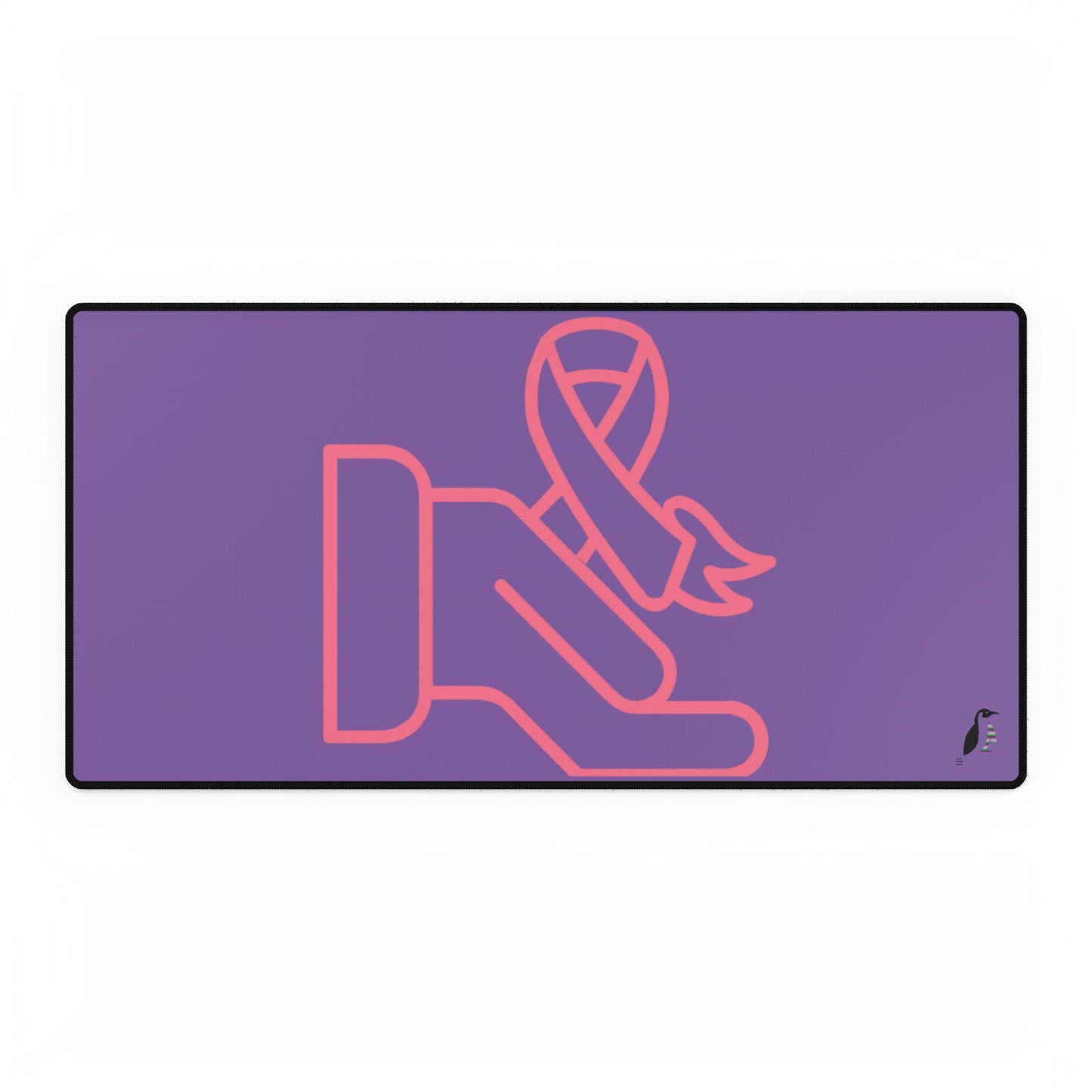 Desk Mats: Fight Cancer Lite Purple