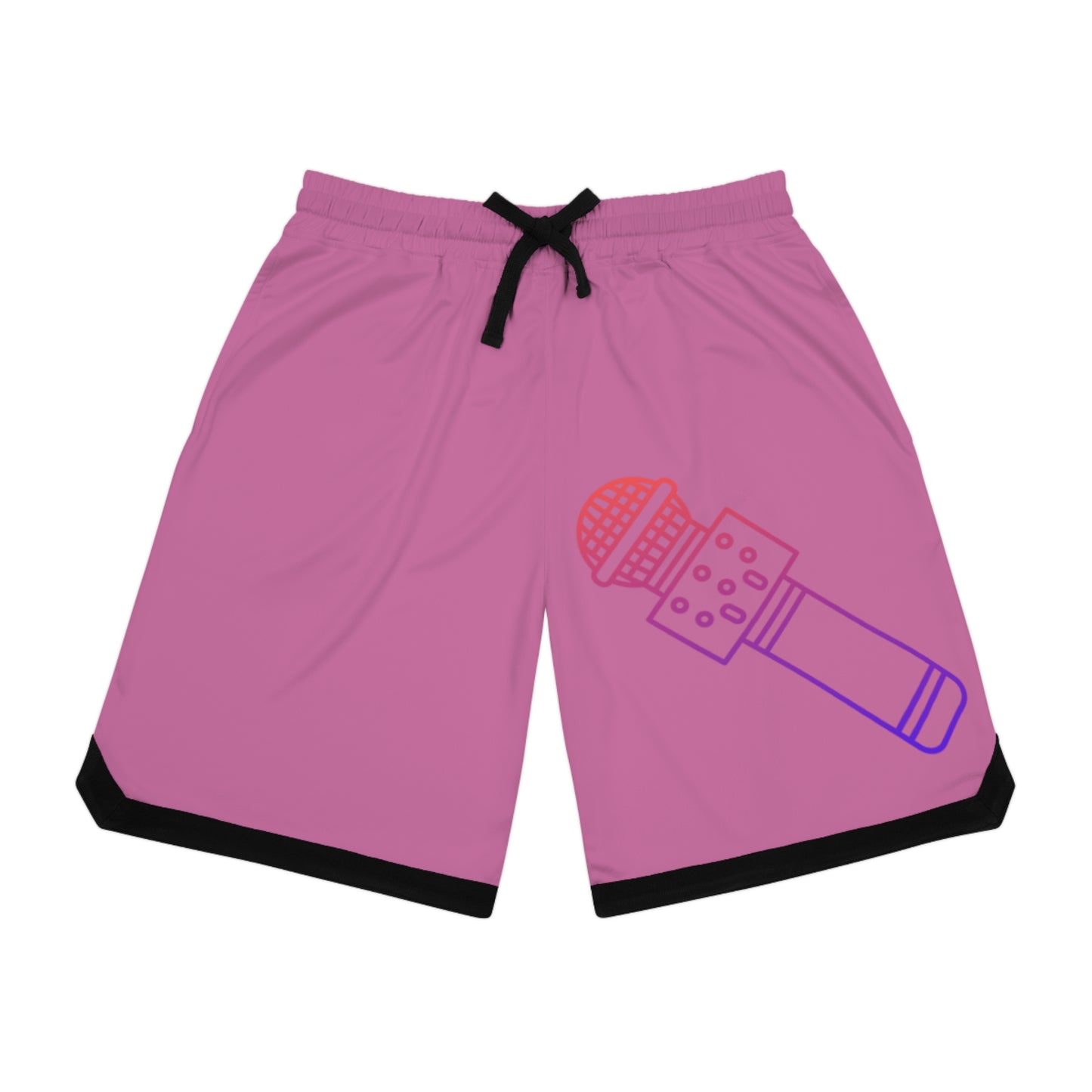 Basketball Rib Shorts: Music Lite Pink