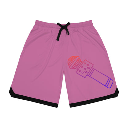 Basketball Rib Shorts: Music Lite Pink