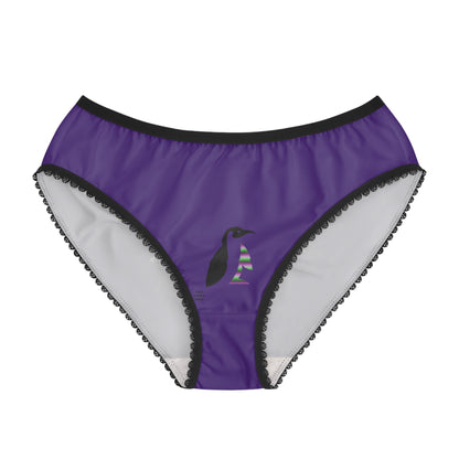 Women's Briefs: Wolves Purple