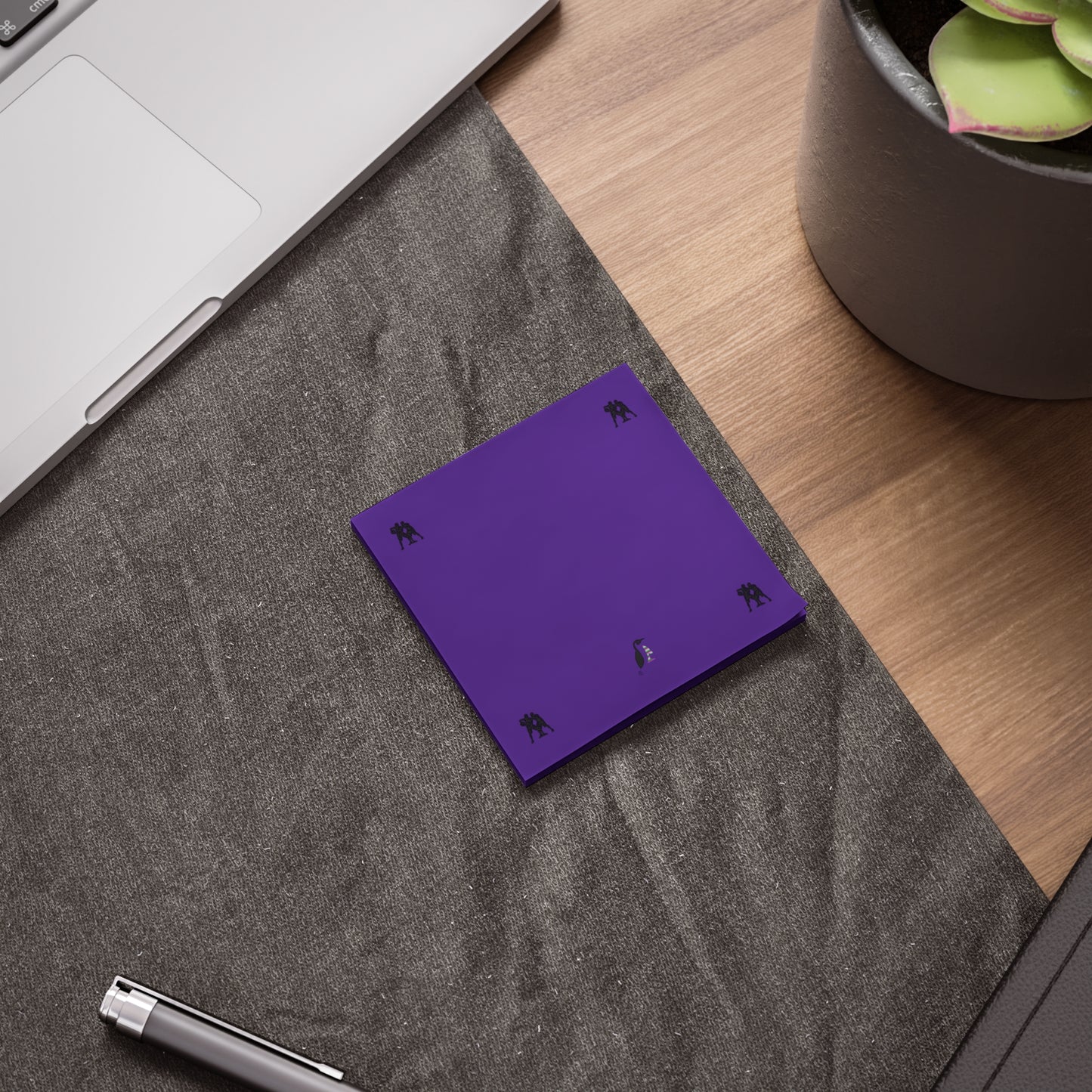 Post-it® Note Pads: Basketball Purple