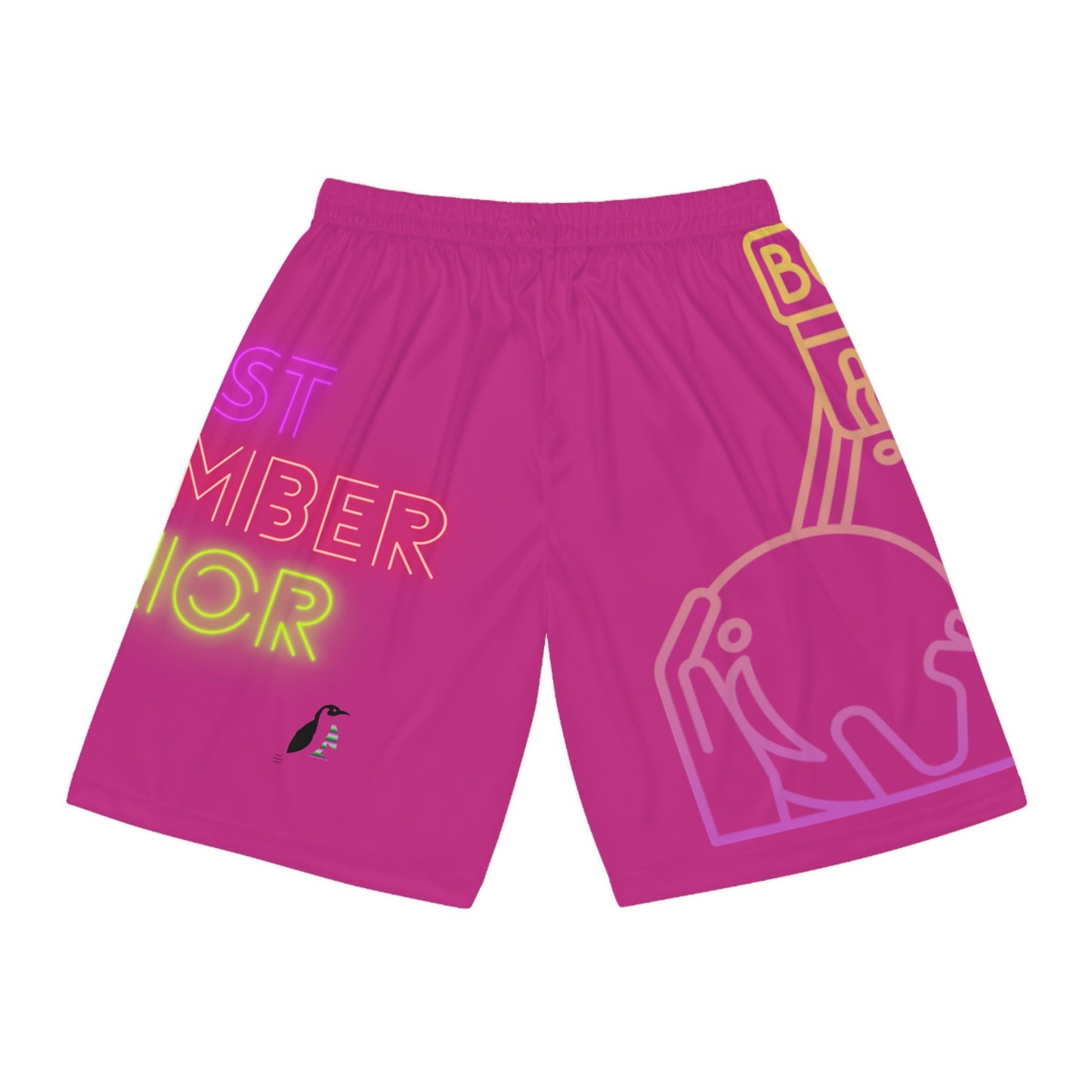 Basketball Shorts: Bowling Pink