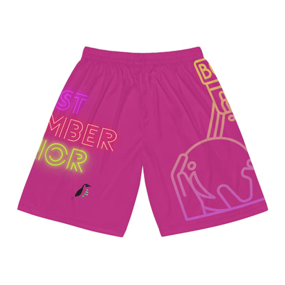 Basketball Shorts: Bowling Pink