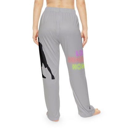 Women's Pajama Pants: Basketball Lite Grey