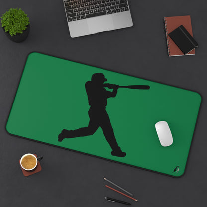 Desk Mat: Baseball Dark Green