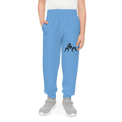 Youth Joggers: Wrestling Lite Blue