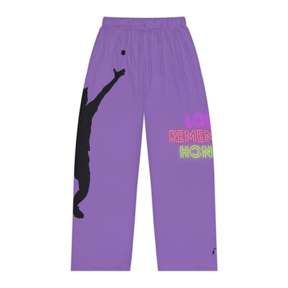 Pambabaeng Pajama Pants: Tennis Lite Purple 