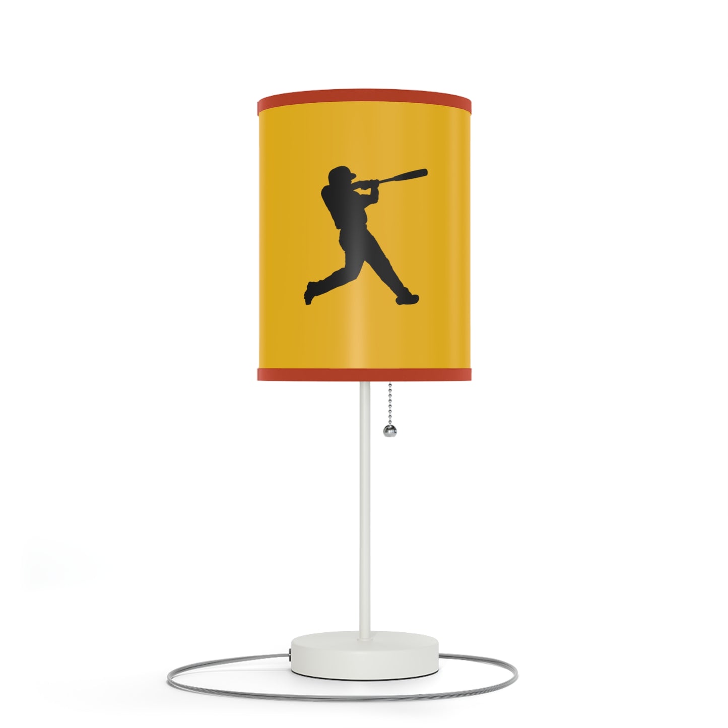 Lamp on a Stand, US|CA plug: Baseball Yellow