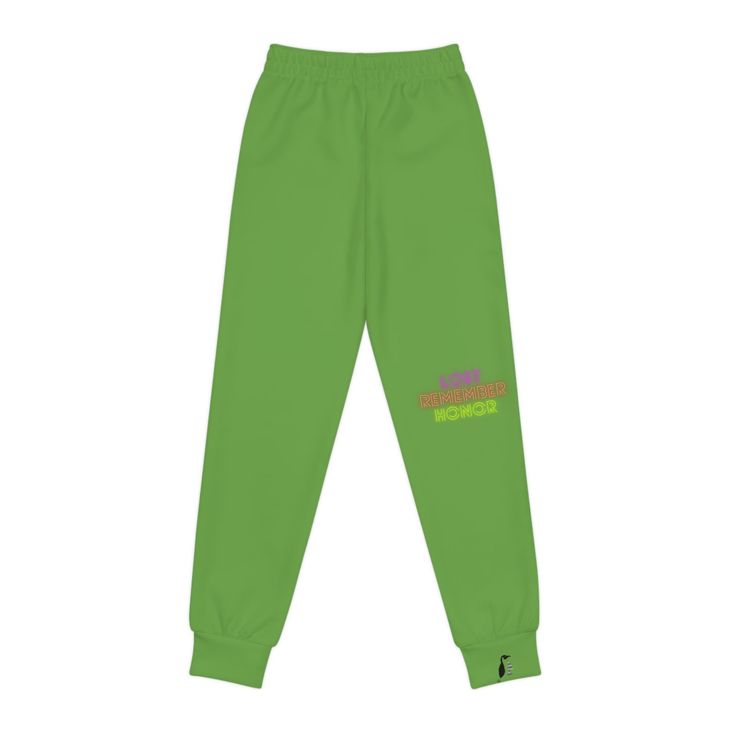 Youth Joggers: Weightlifting Green