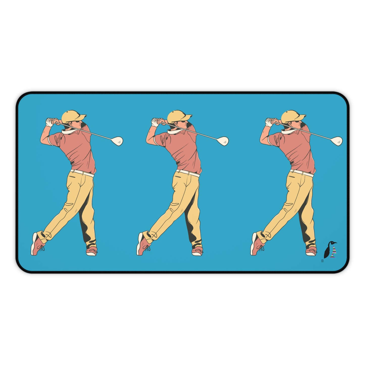 Desk Mat: Golf Turquoise