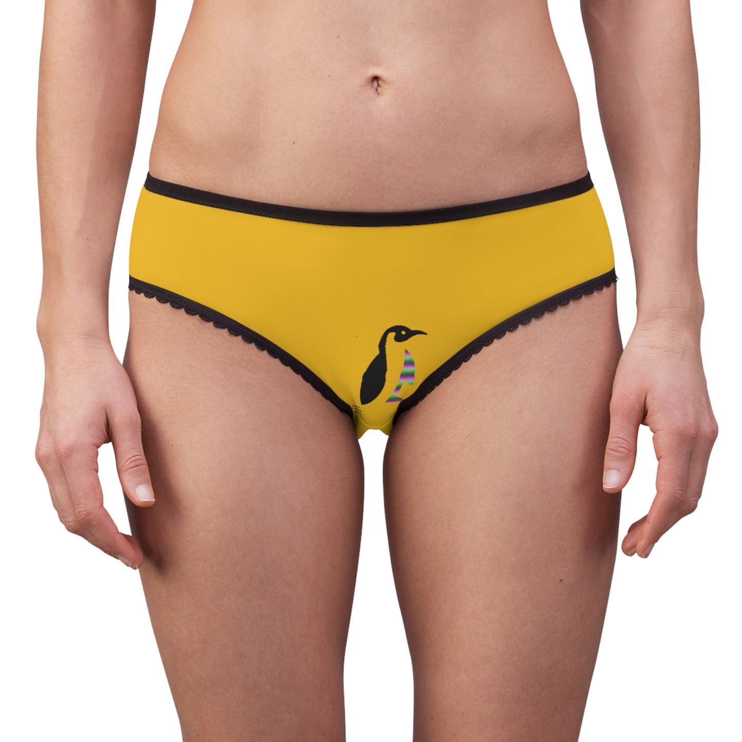 Women's Briefs: Skateboarding Yellow