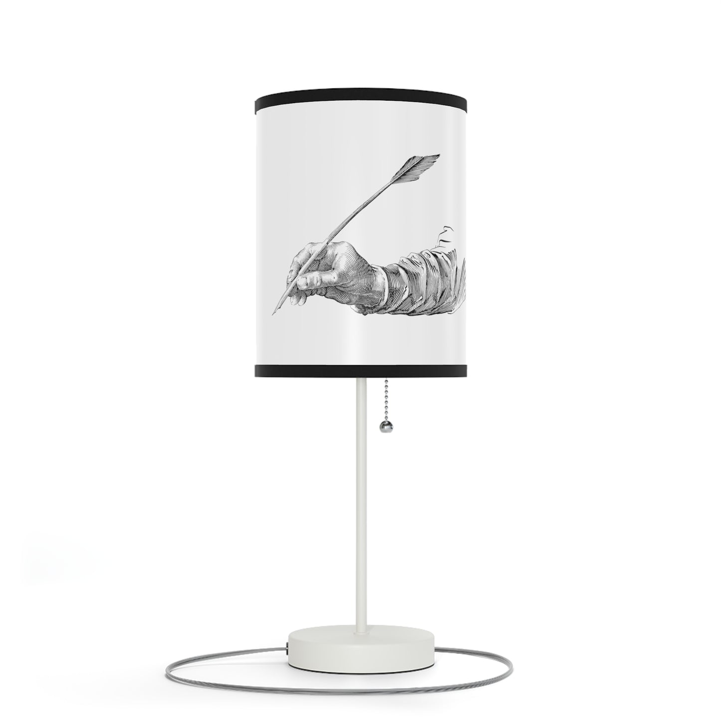 Lamp sa isang Stand, US|CA plug: Writing White 