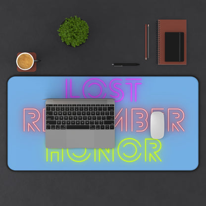 Desk Mat: Lost Remember Honor Lite Blue