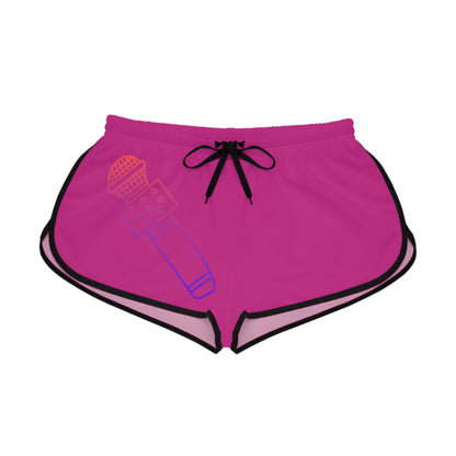 Women's Relaxed Shorts: Music Pink