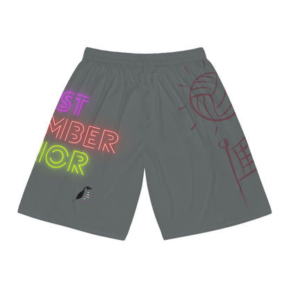 Basketball Shorts: Volleyball Dark Grey