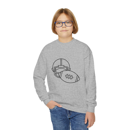 Youth Crewneck Sweatshirt: Football