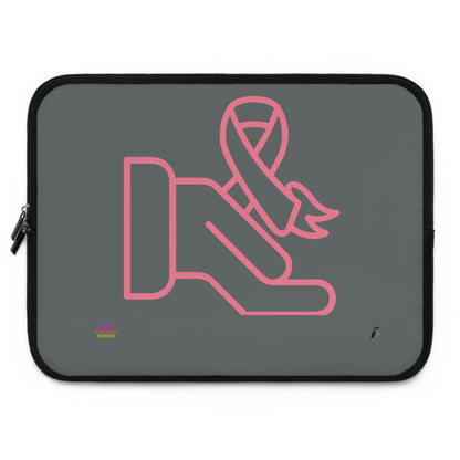 Laptop Sleeve: Fight Cancer Dark Grey