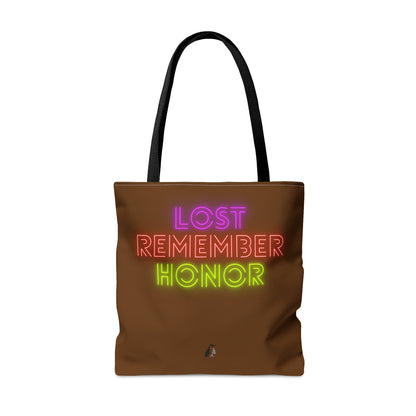 Tote Bag: Music Brown