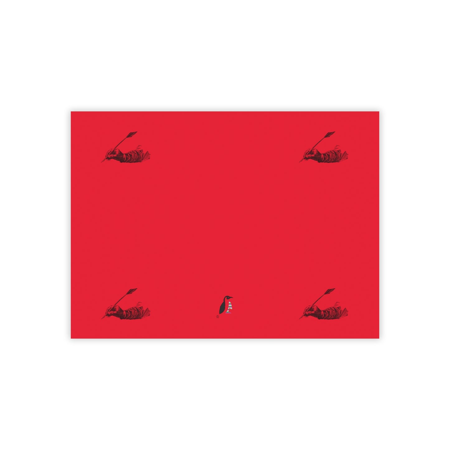 Post-it® Note Pads: Writing Dark Red