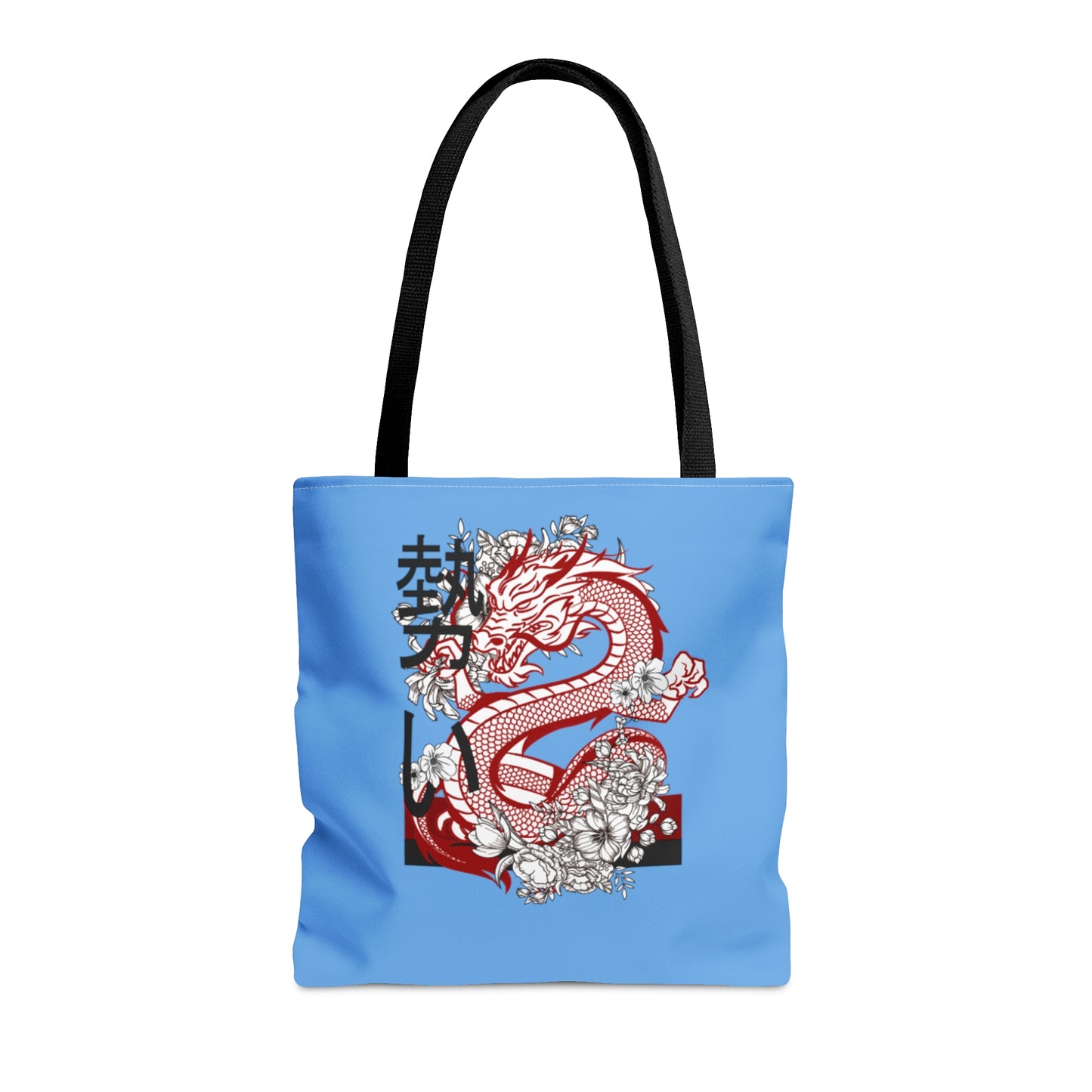 Tote Bag: Dragons Lite Blue