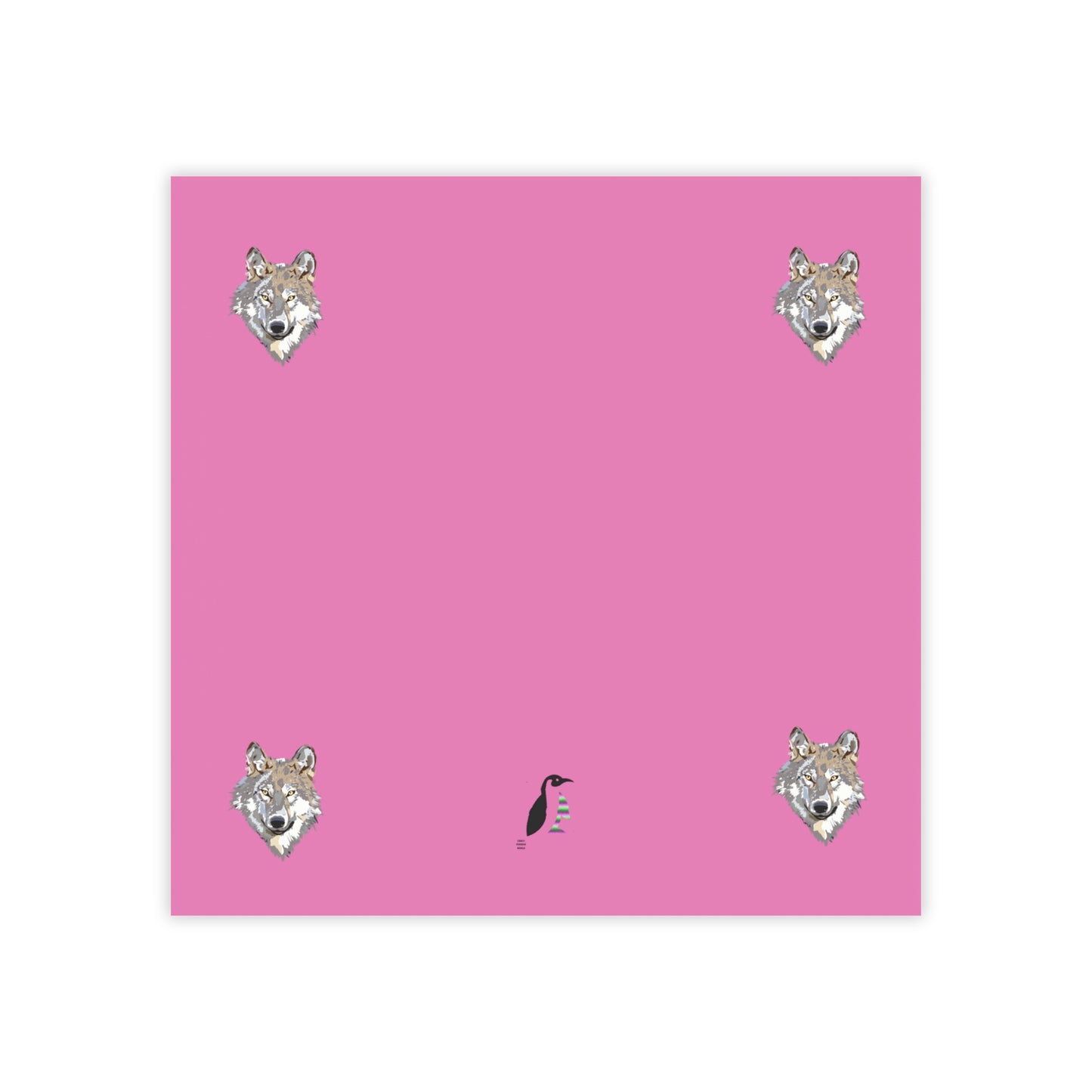 Post-it® Note Pads: Wolves Lite Pink