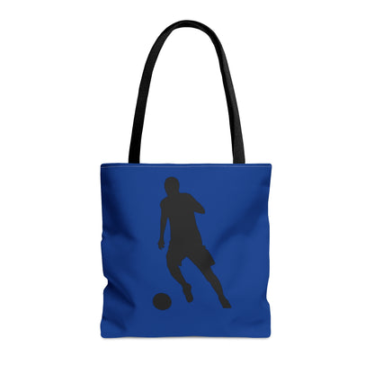 Tote Bag: Soccer Dark Blue