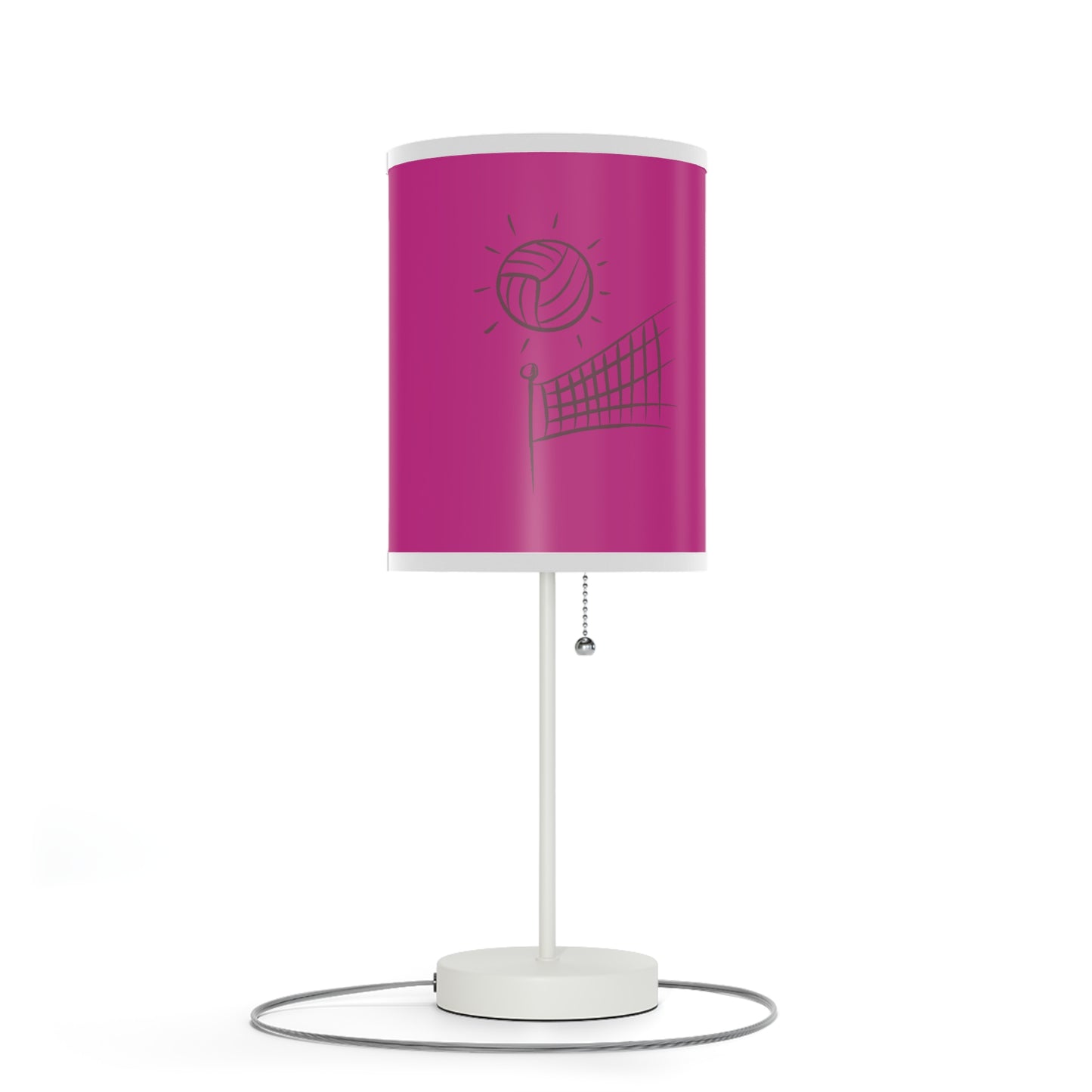 Lamp on a Stand, US|CA plug: Volleyball Pink