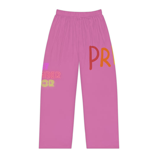 Women's Pajama Pants: LGBTQ Pride Lite Pink