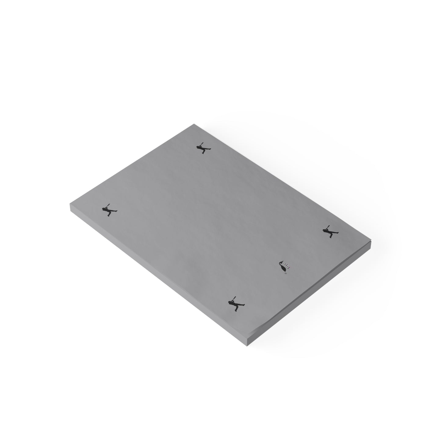 Post-it® Note Pads: Baseball Grey