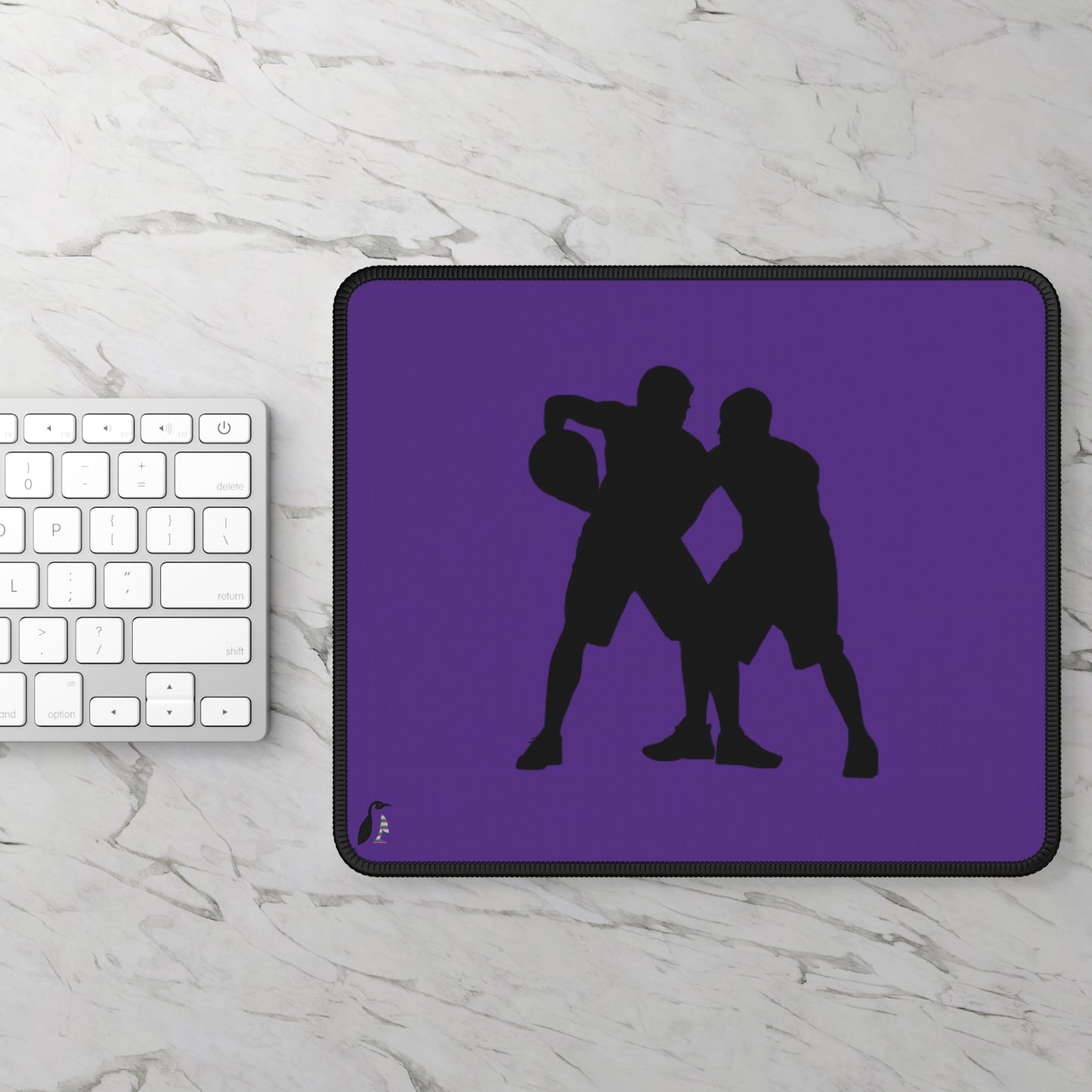 Gaming Mouse Pad: Basketball Purple