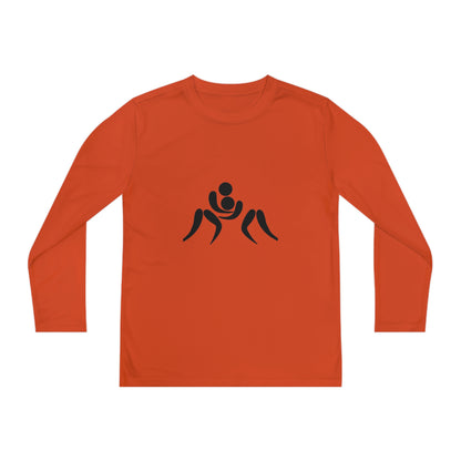 Youth Long Sleeve Competitor Tee: Wrestling 