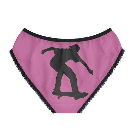 Women's Briefs: Skateboarding Lite Pink