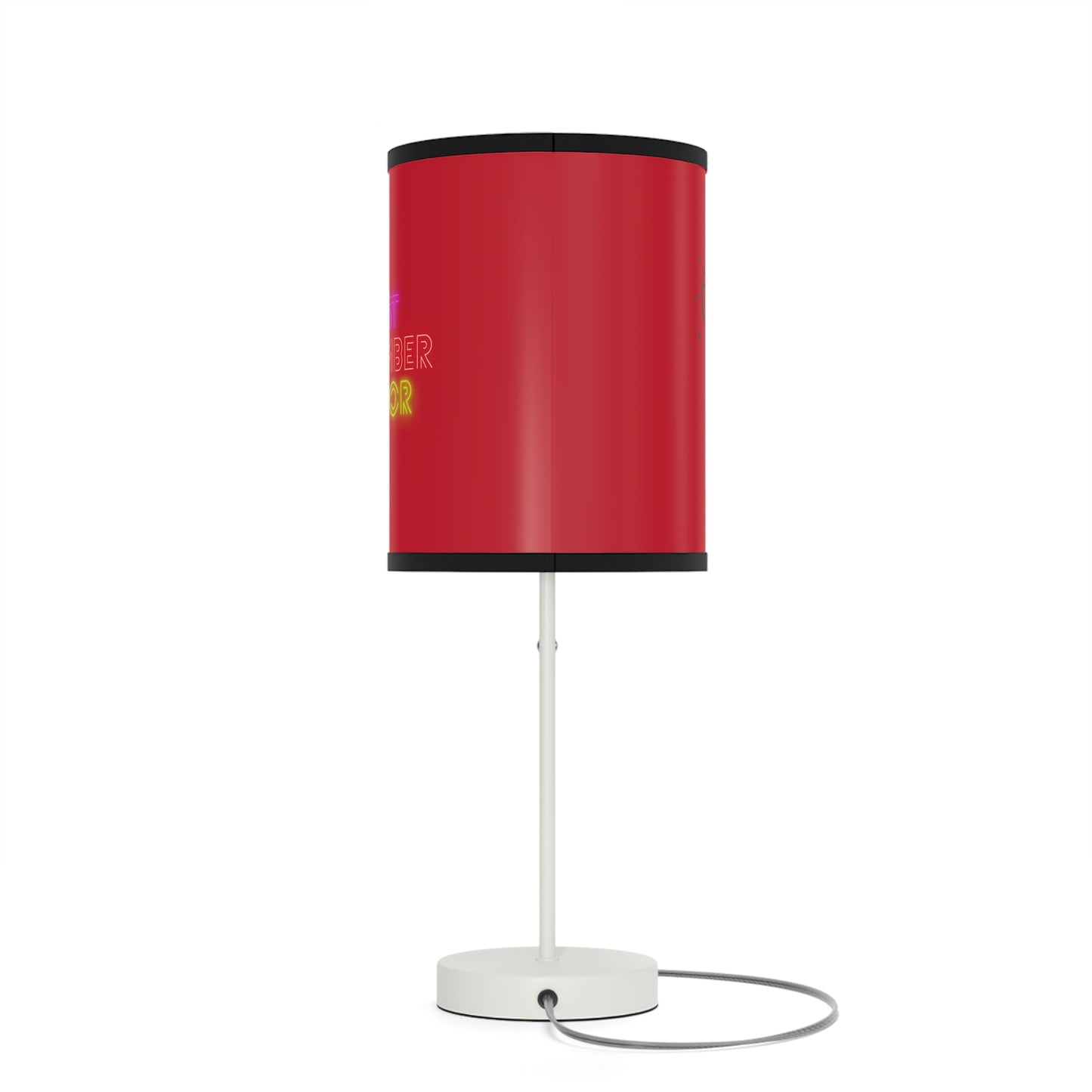 Lamp on a Stand, US|CA plug: Volleyball Dark Red