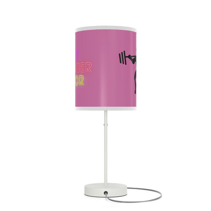 Lamp on a Stand, US|CA plug: Weightlifting Lite Pink 