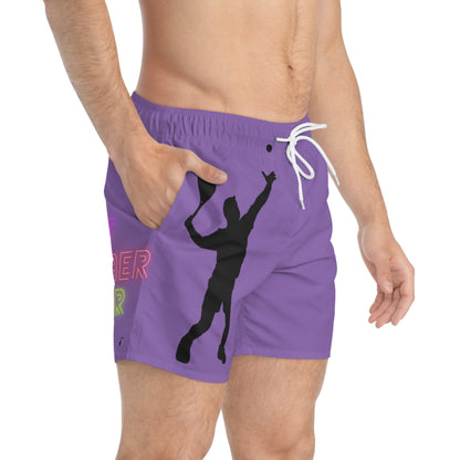 Swim Trunks: Tennis Lite Purple