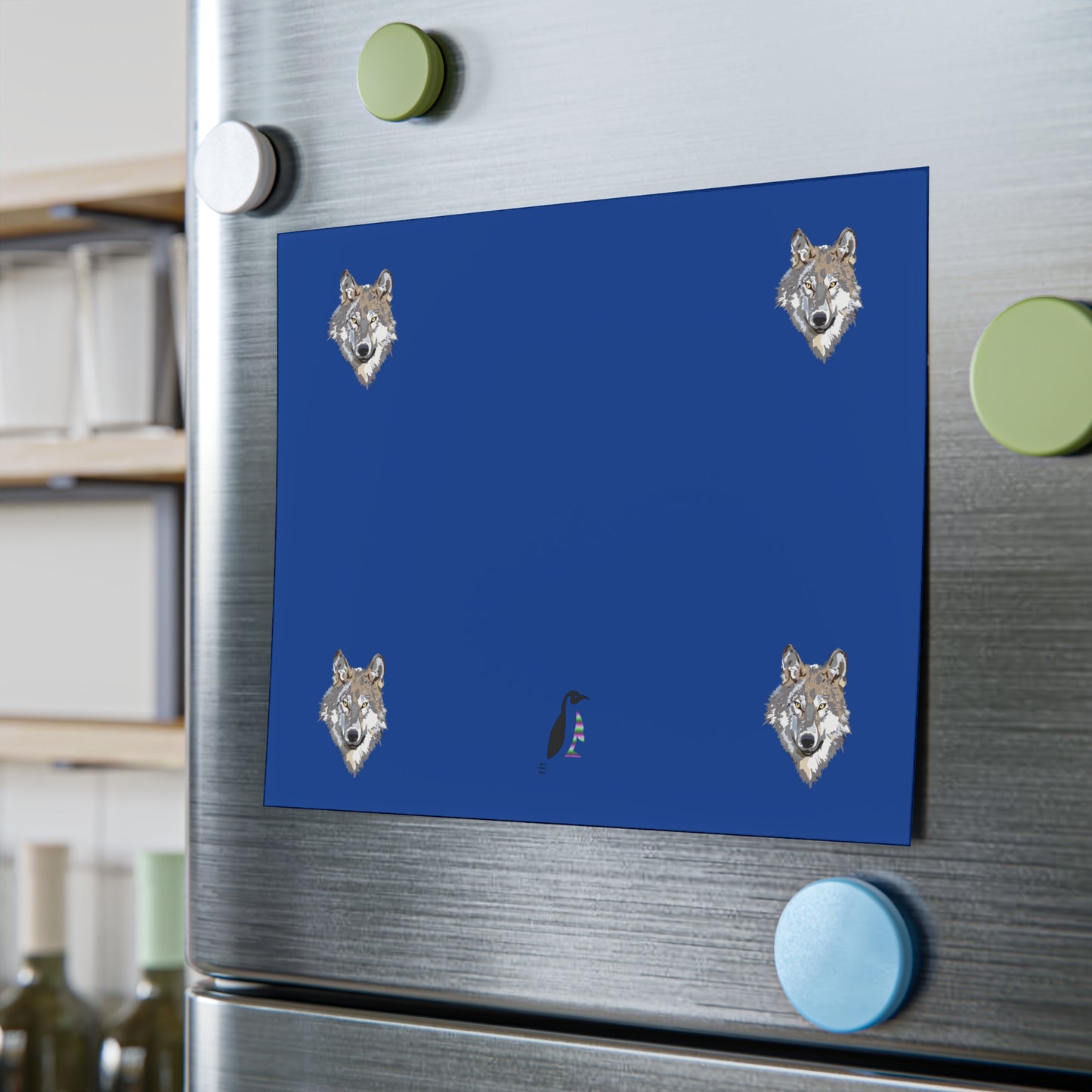 Post-it® Note Pads: Wolves Dark Blue