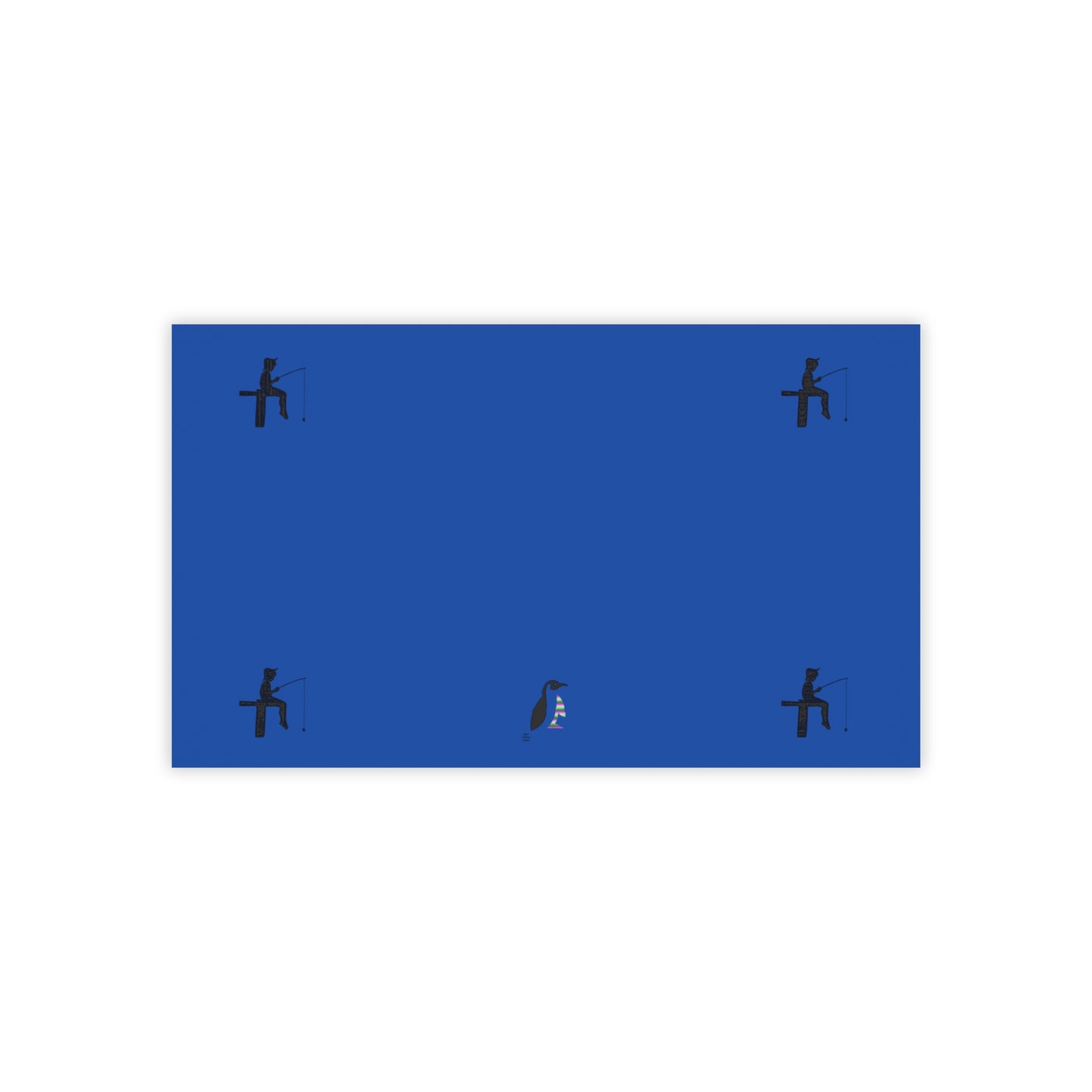 Post-it® Note Pads: Fishing Dark Blue