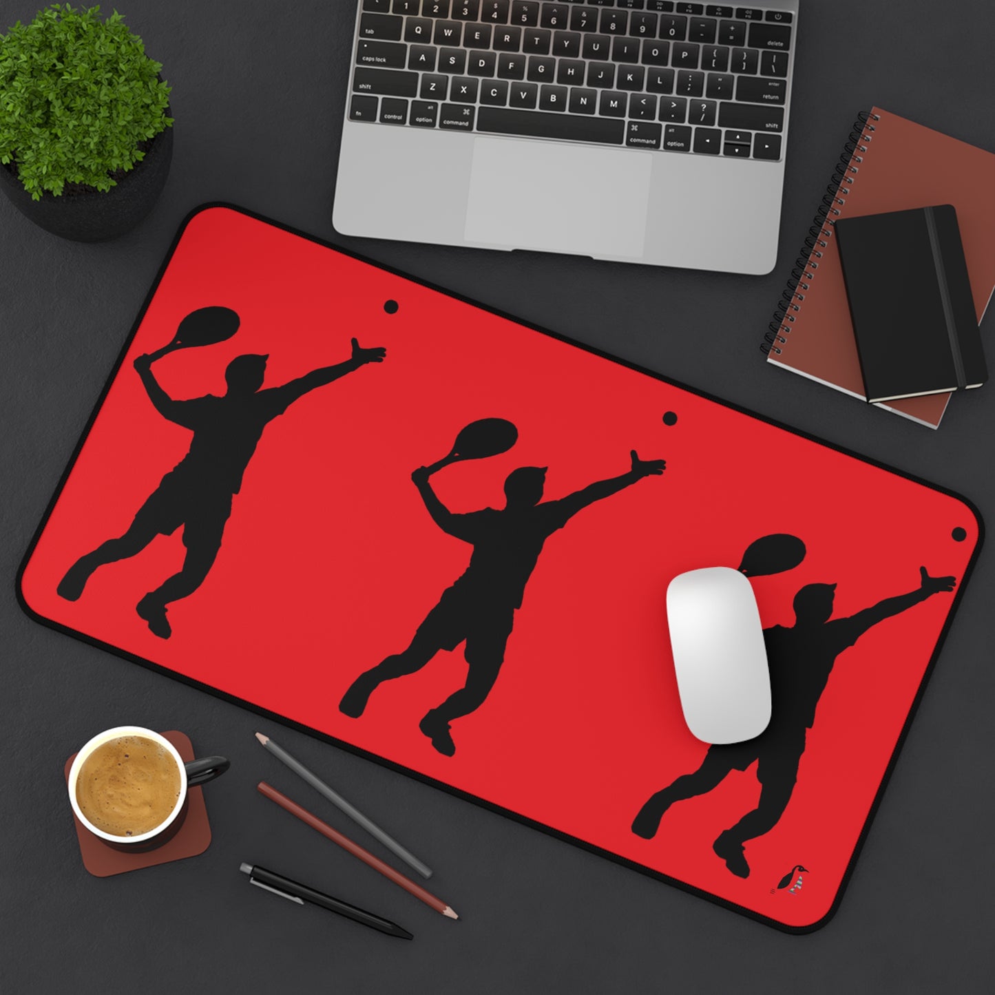 Desk Mat: Tennis Red