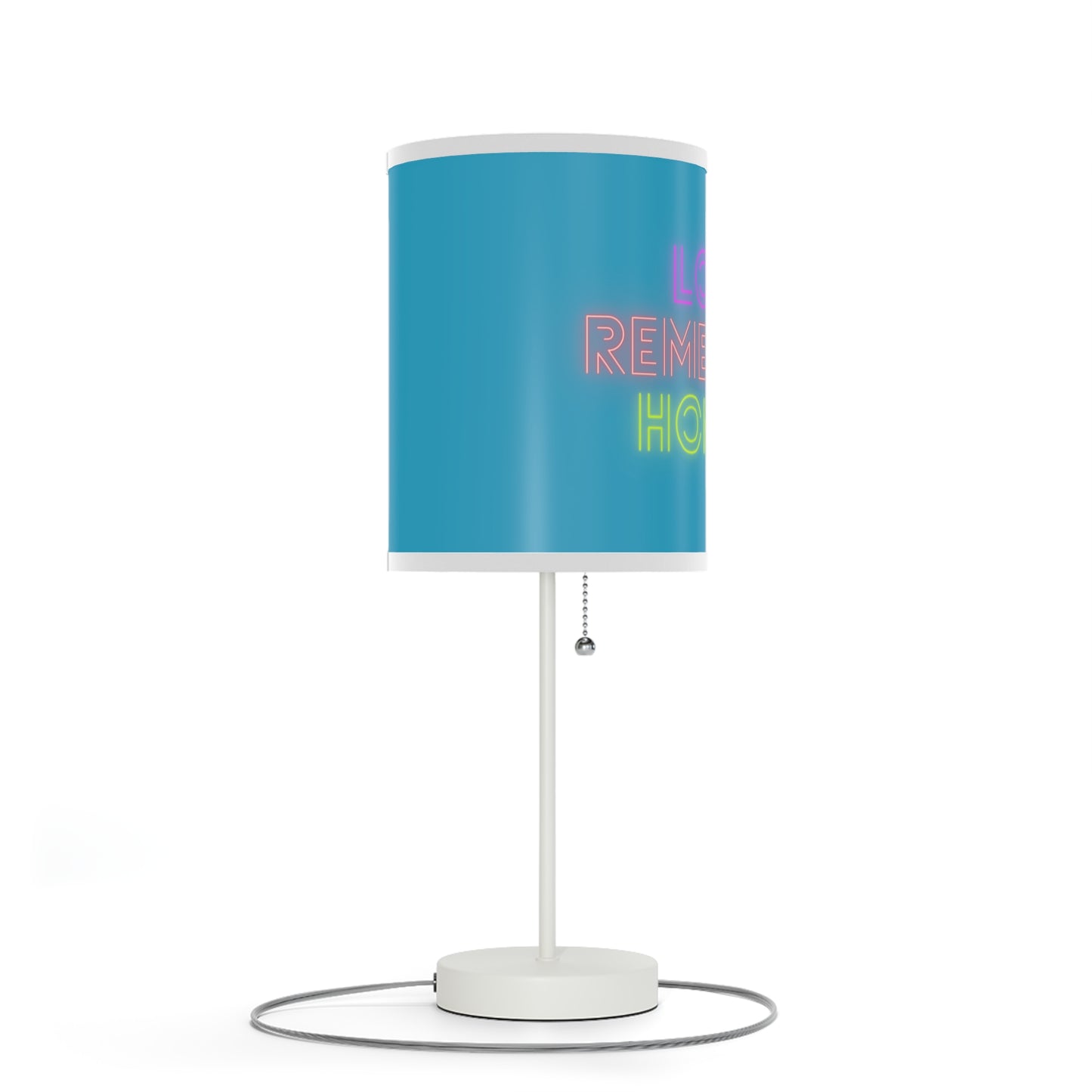 Lamp on a Stand, US|CA plug: Lost Remember Honor Turquoise