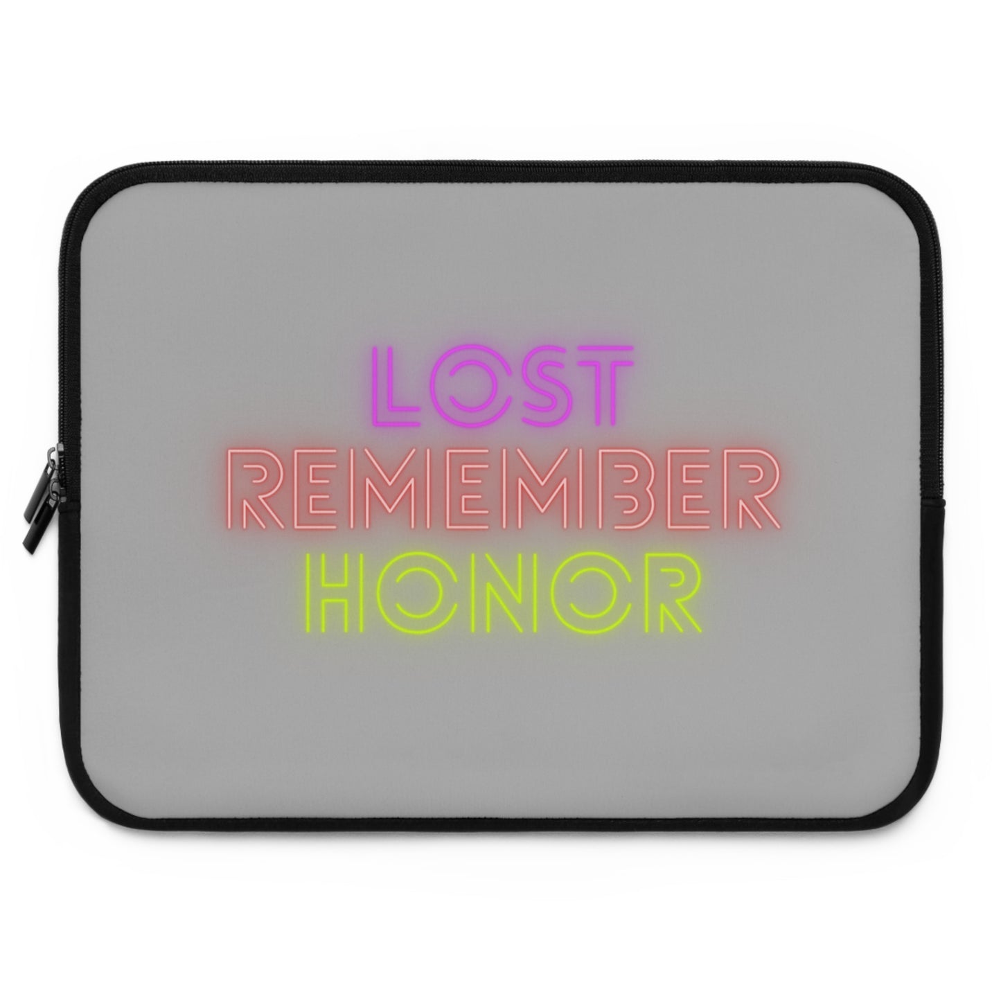 Laptop Sleeve: Lost Remember Honor Lite Grey