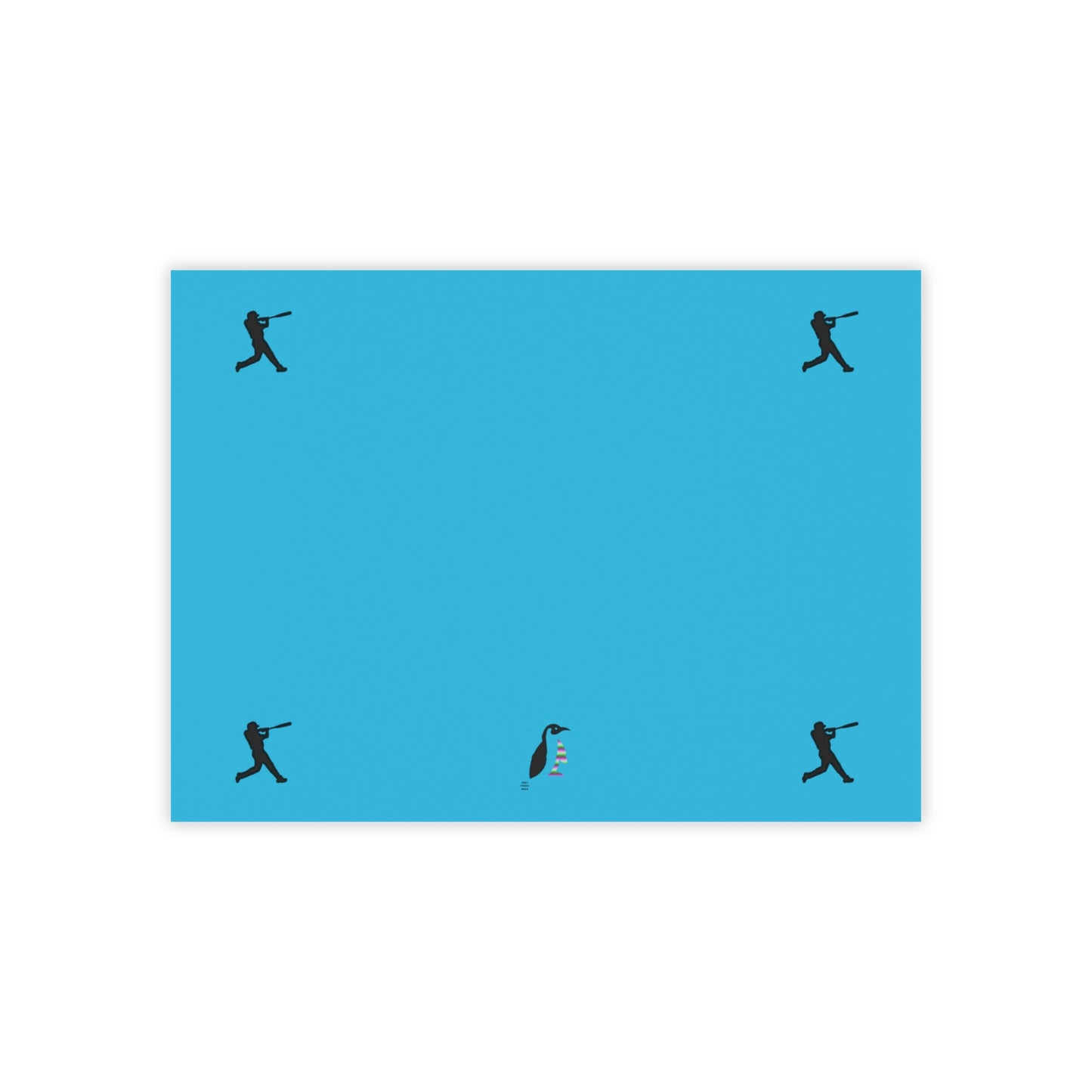 Post-it® Note Pads: Baseball Turquoise