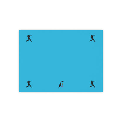 Post-it® Note Pads: Baseball Turquoise